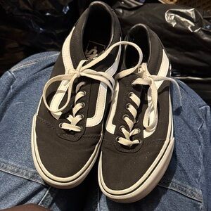 Vans Classic Black and White Sneakers